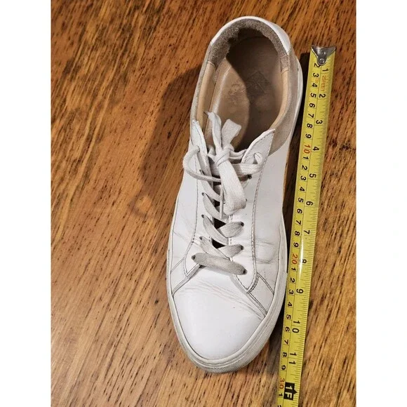 KOIO Shoes Mens EU42 US 9 Capri Low Top White Gray Leather Suede Sneakers - Picture 10 of 11